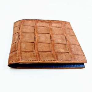Portefeuille en cuir de crocodile