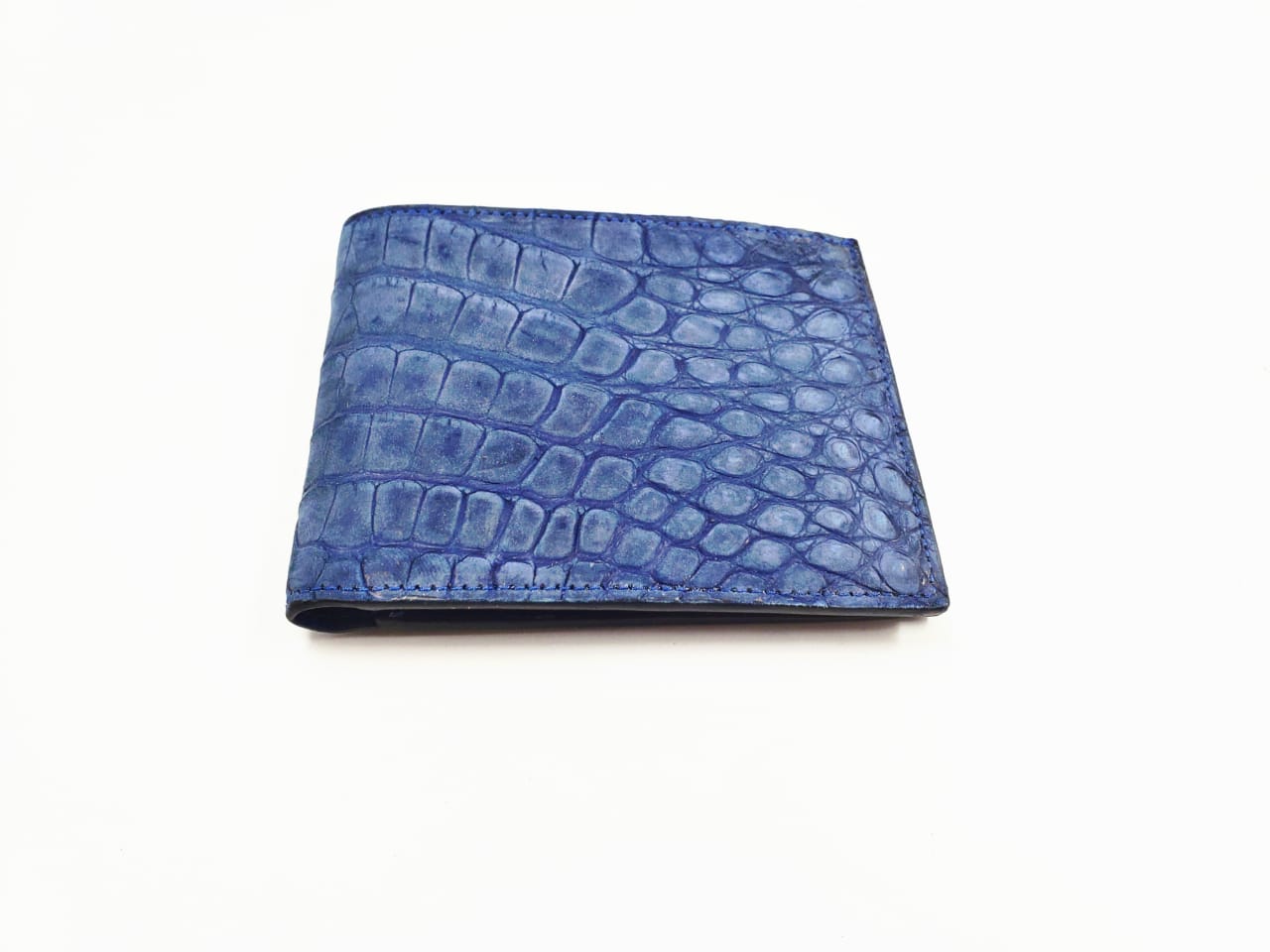 Portefeuille en cuir de crocodile