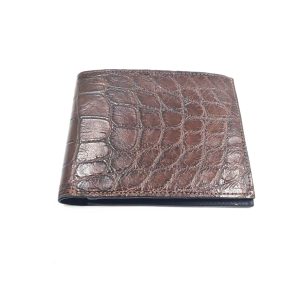 Portefeuille en cuir de crocodile